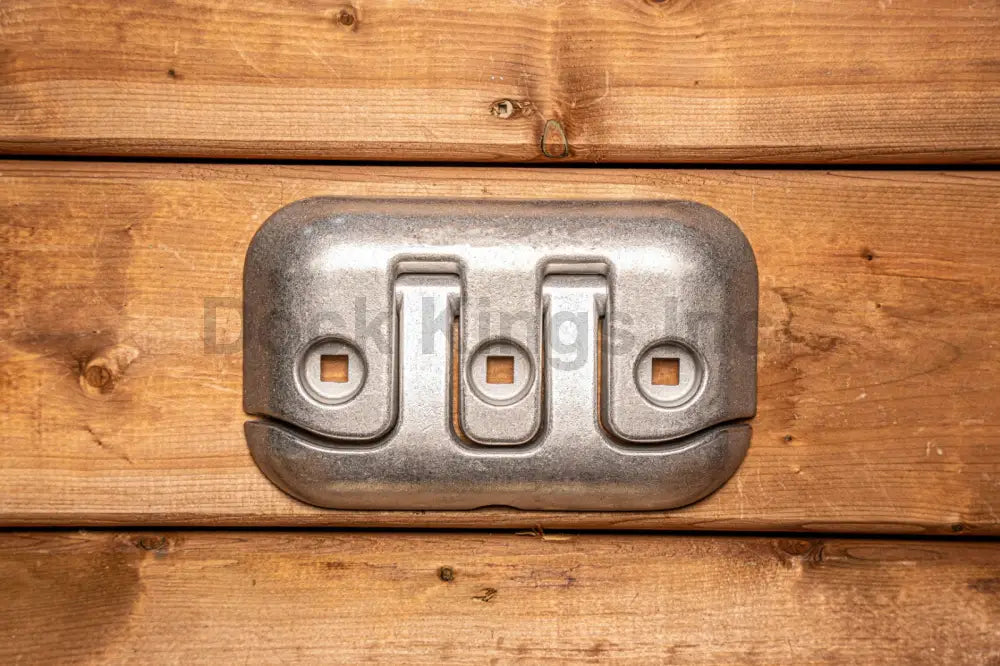 8″ Flip Up Dock Cleat, Polished Almag 35 Aluminum