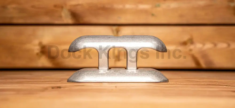 8″ Flip Up Dock Cleat, Polished Almag 35 Aluminum