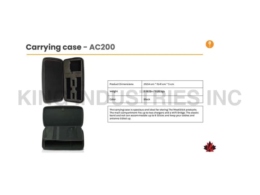 The MeatStick Carrying Case Pro | BBQ Meat Thermometer Case