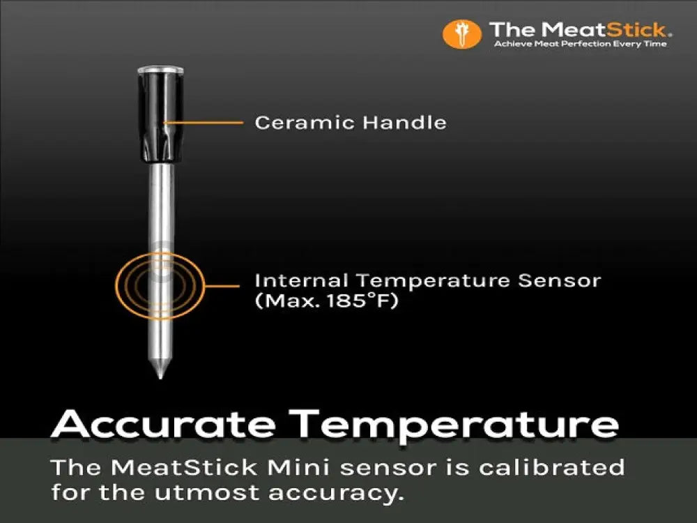 The MeatStick Mini X Smart Wireless Meat Thermometer SET | Smart Wireless Meat Thermometer Set