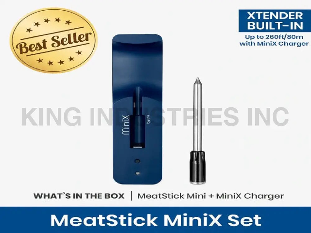 The MeatStick Mini X Smart Wireless Meat Thermometer SET | Smart Wireless Meat Thermometer Set