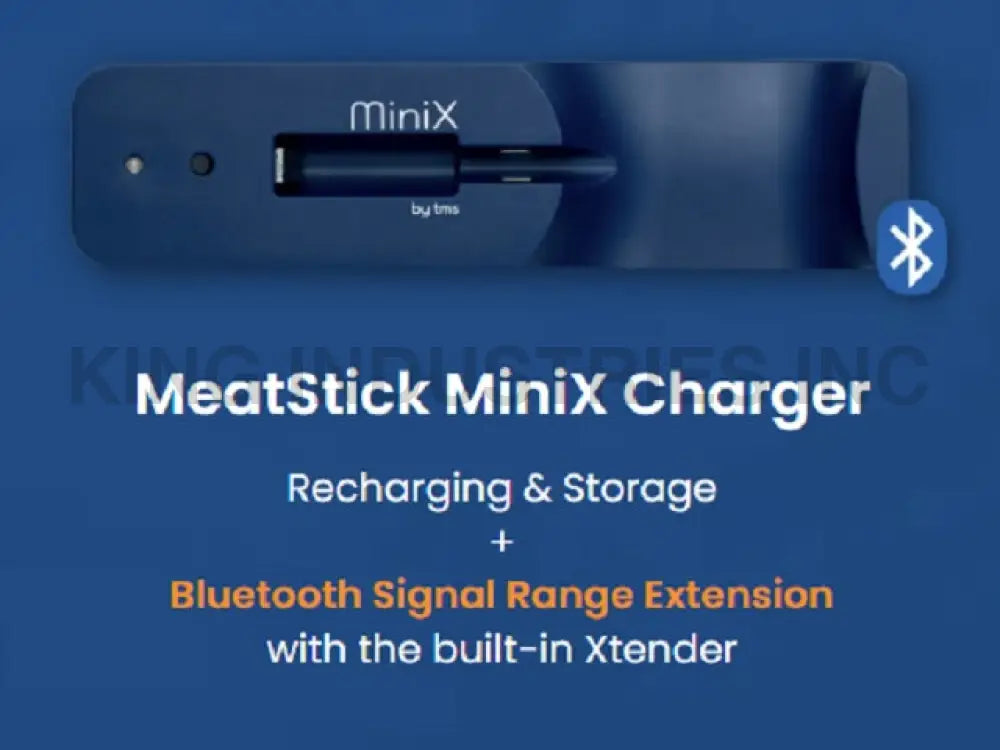 The MeatStick Mini X Smart Wireless Meat Thermometer Charger | BBQ Meat Mini Thermometers