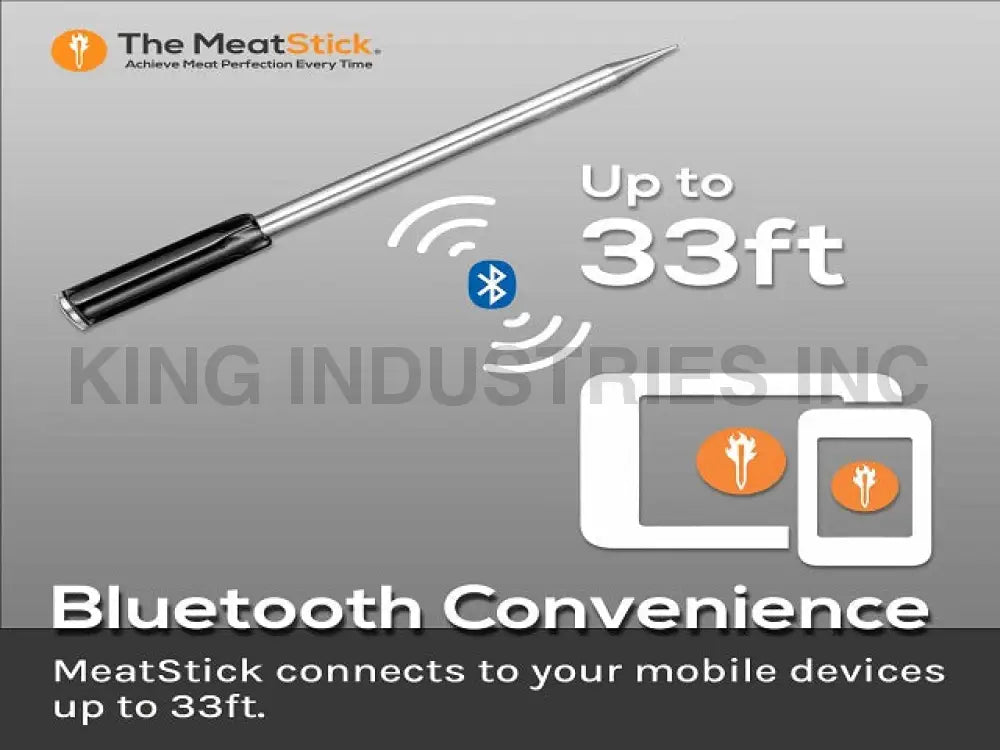 The MeatStick Smart Wireless Meat Thermometer | BBQ Meat Thermometers