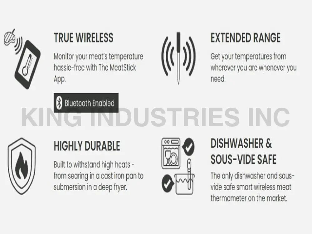 The MeatStick Smart Wireless Meat Thermometer WIFI Pro SET | The MeatStick Combo Sets