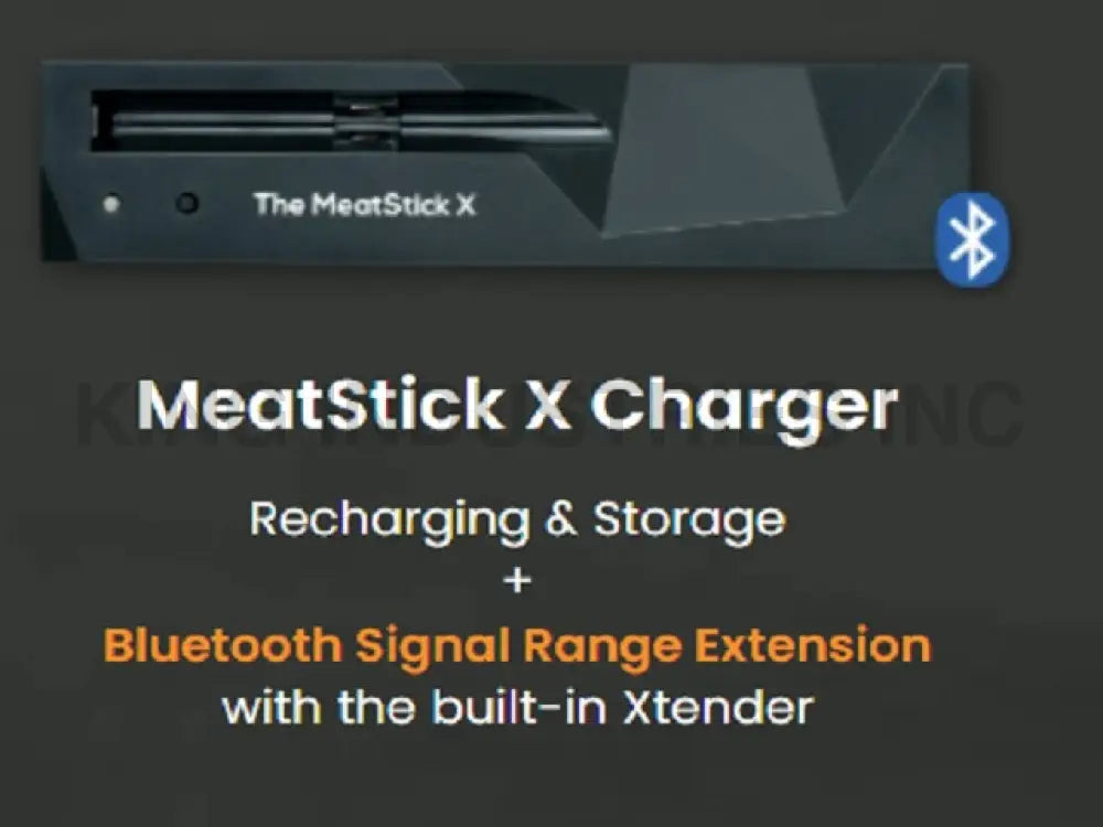 The MeatStick X Smart Wireless Meat Thermometer Charger | BBQ Meat Thermometers